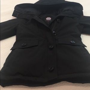 Canada Goose Black Rideau Parka | Size L